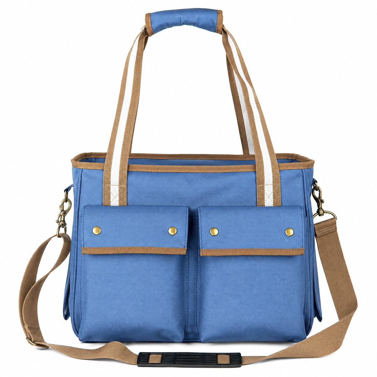 Pet Life Dual Snap Pocketed Fashion Designer Canvas Travel Pet Dog Carrier | HT Animal Supply