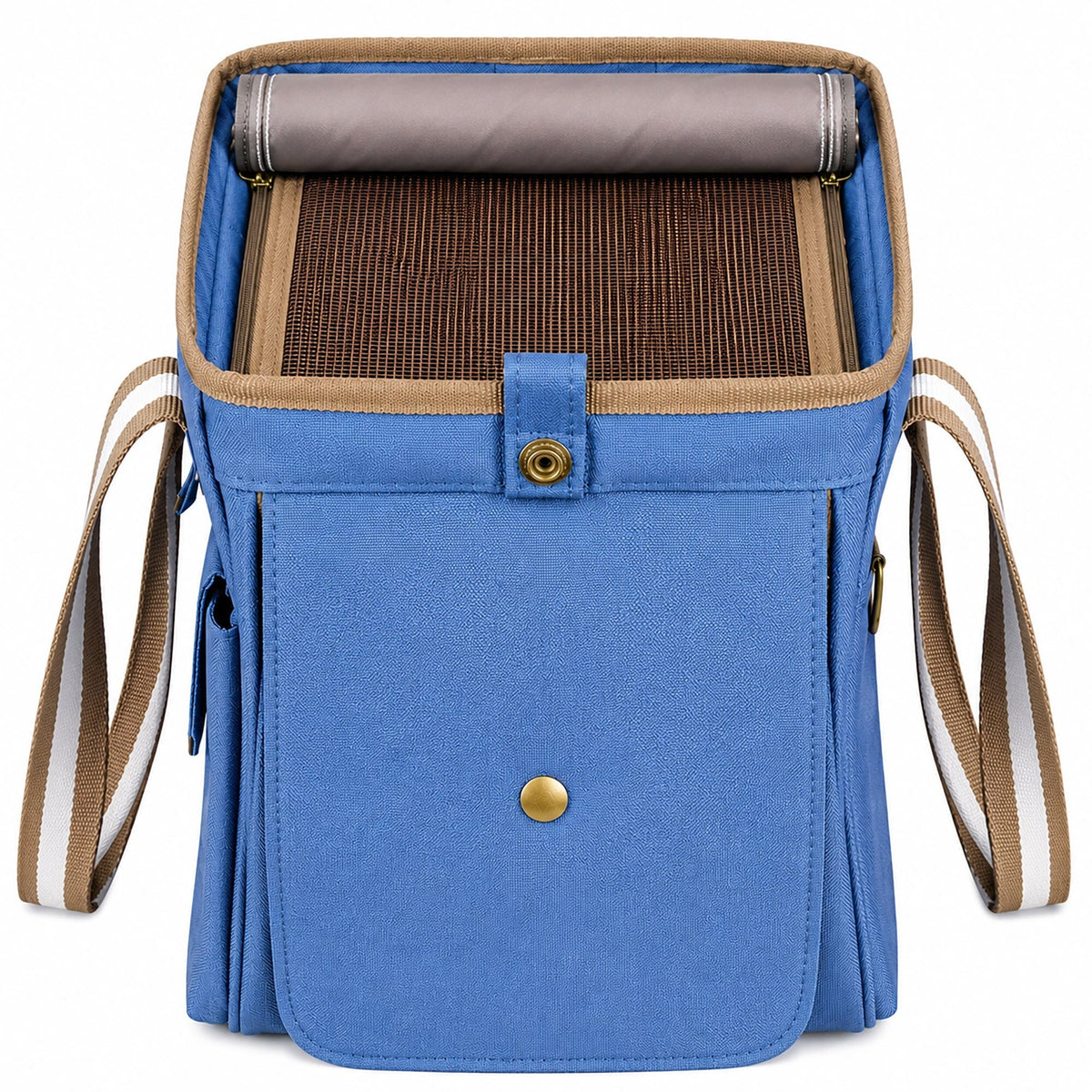 Pet Life Dual Snap Pocketed Fashion Designer Canvas Travel Pet Dog Carrier | HT Animal Supply