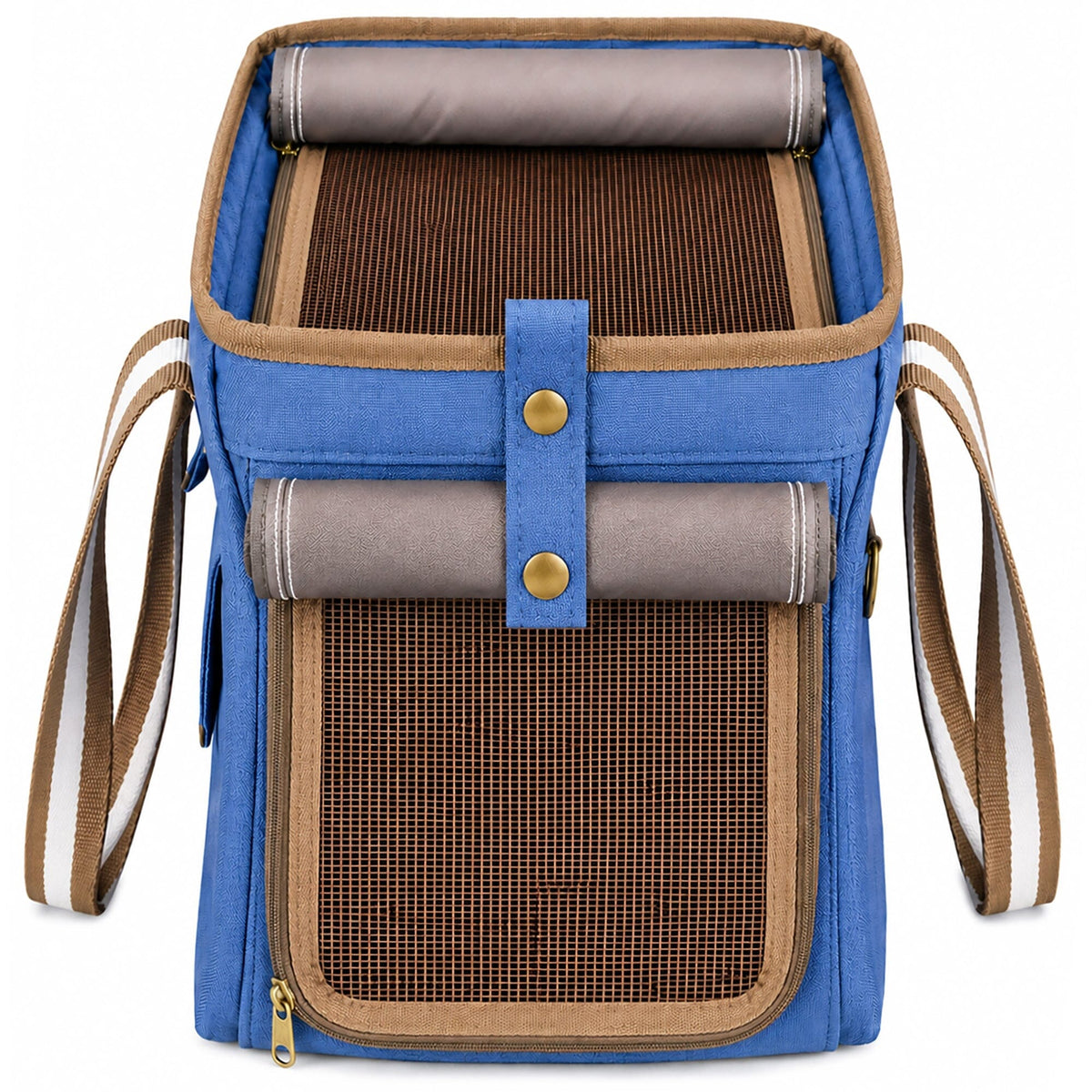 Pet Life Dual Snap Pocketed Fashion Designer Canvas Travel Pet Dog Carrier | HT Animal Supply