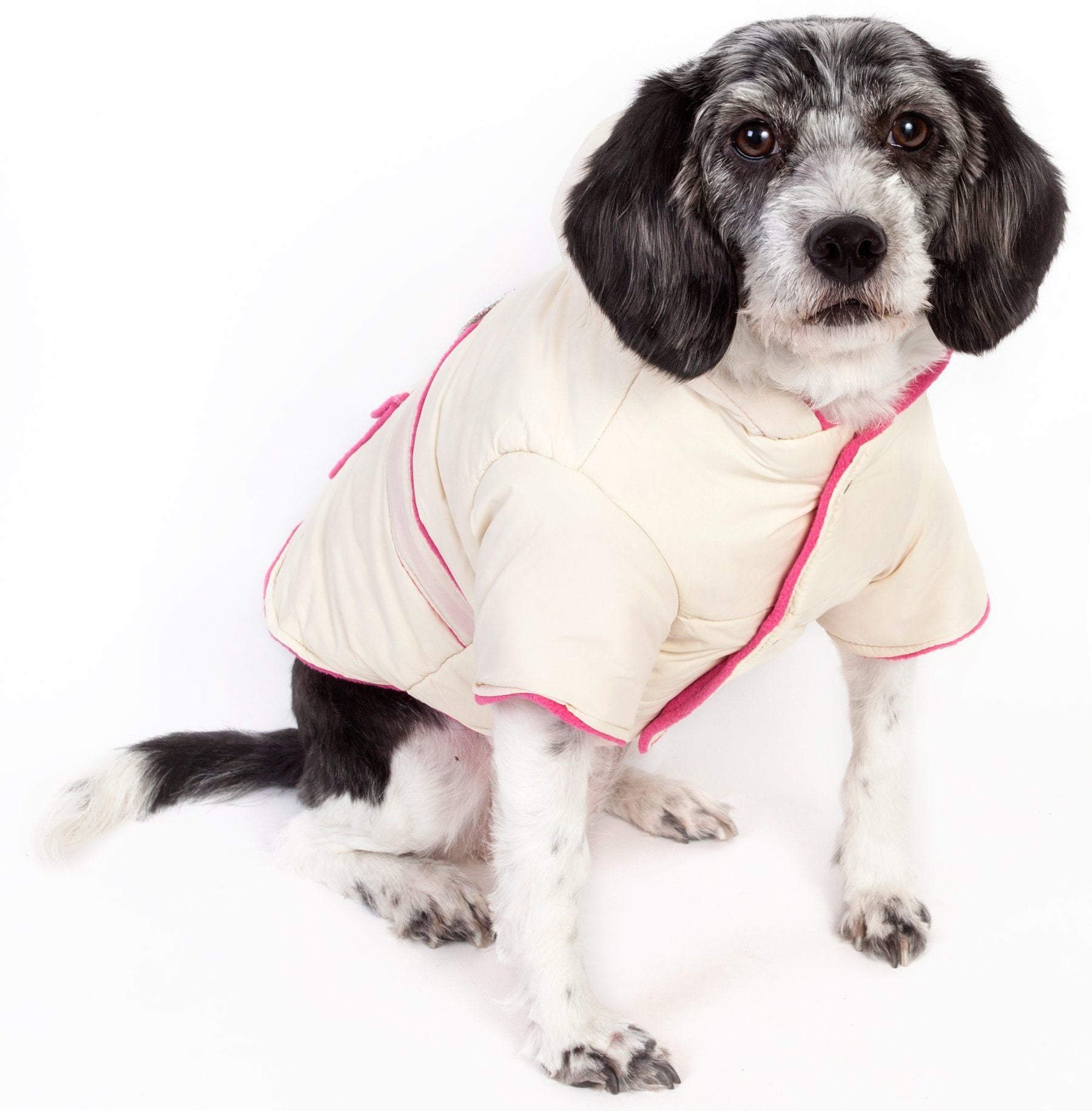 Pet Life Dual-Toned 3M Insulated Diamond Jeweled Pet Dog Jacket