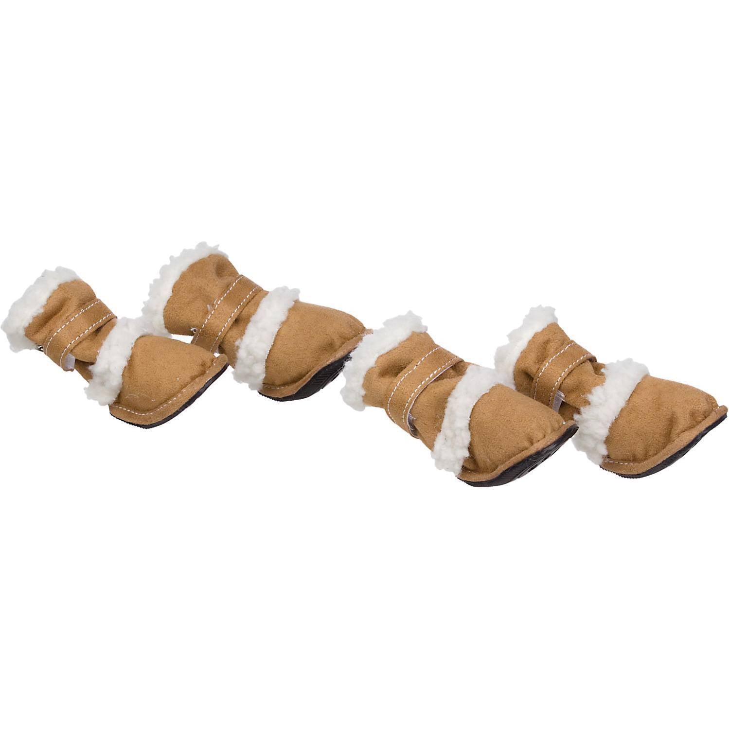 Pet Life ® Duggz 3M Insulated Winter Fashion Dog Shoes Booties - Set of 4