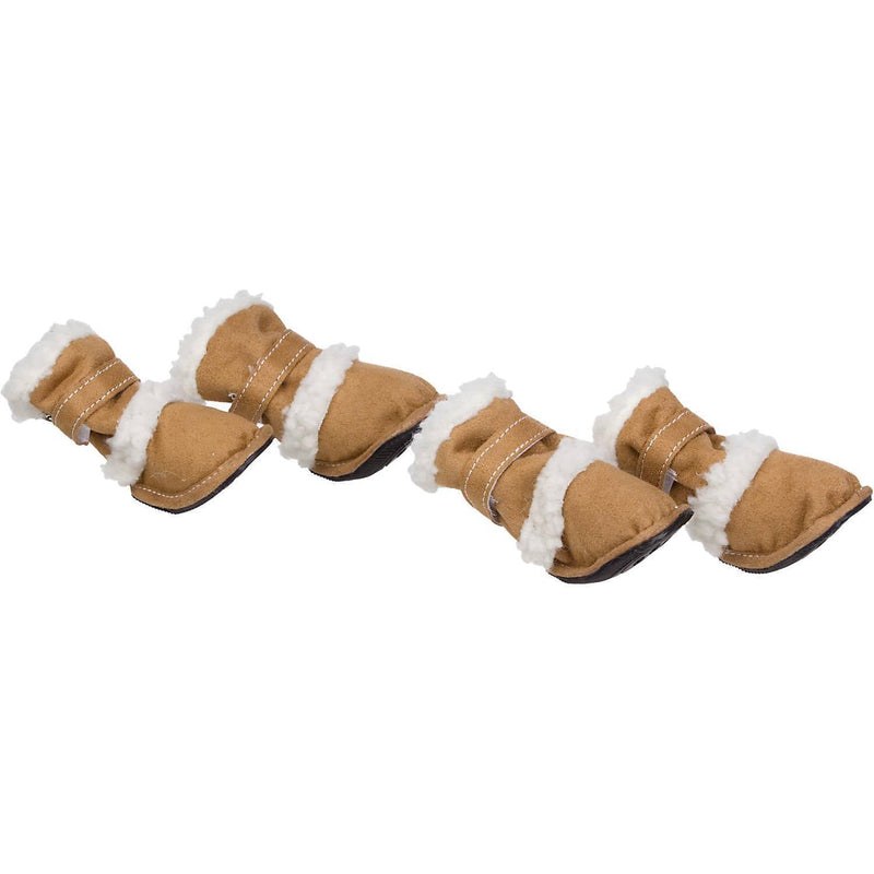 Pet Life Duggz 3M Insulated Winter Fashion Dog Shoes Booties - Set of 4
