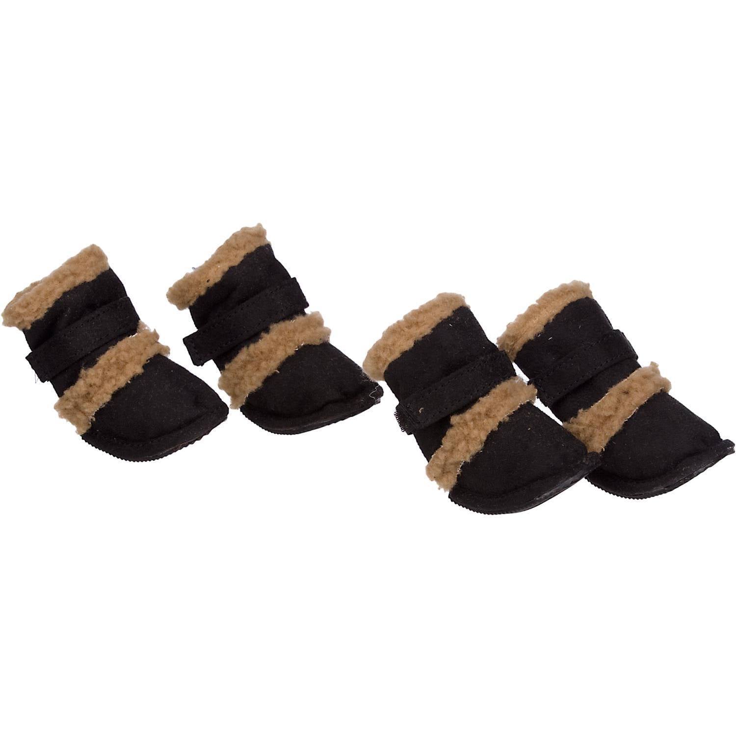 Pet Life Duggz 3M Insulated Winter Fashion Dog Shoes Booties - Set of 4