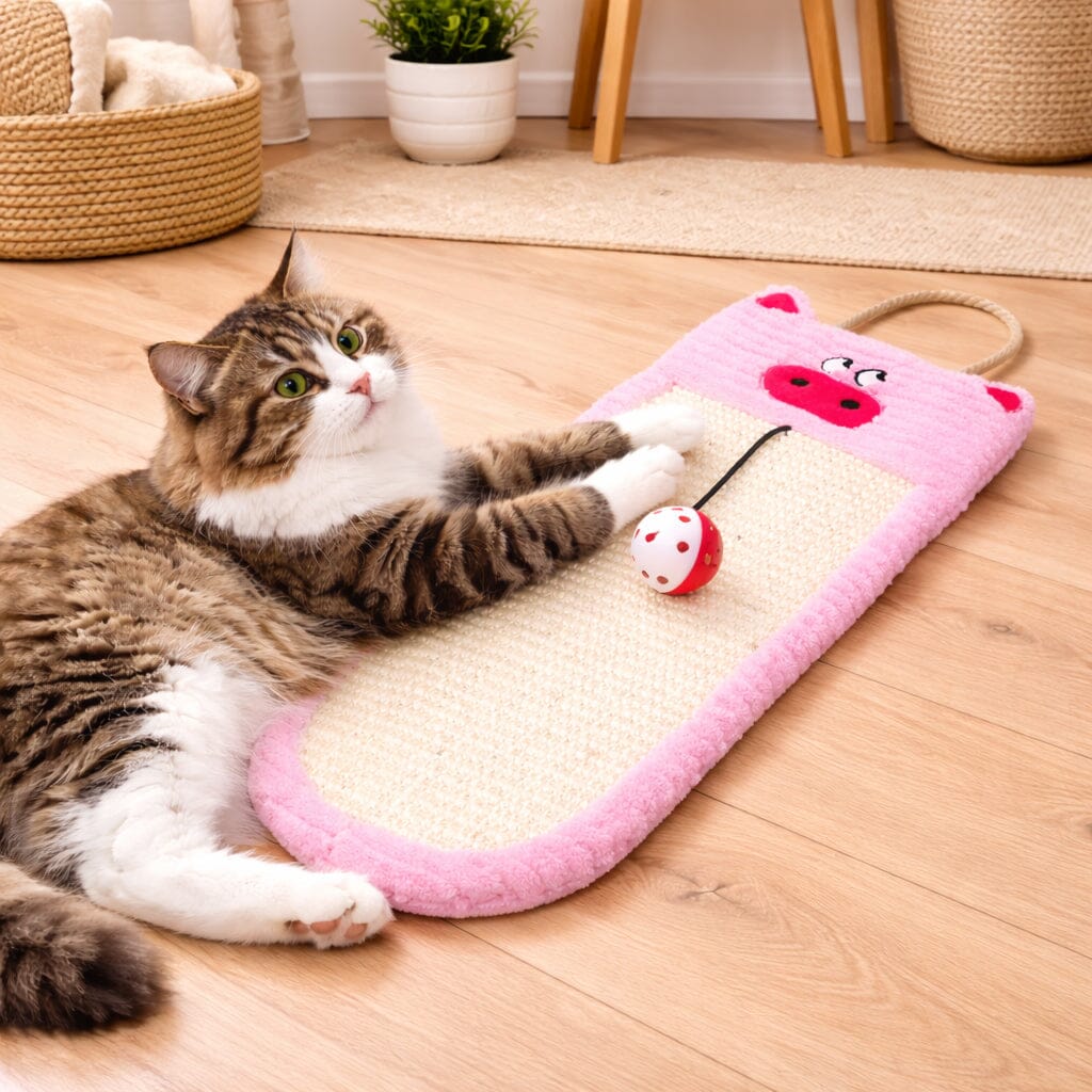 Pet Life Eco-Natural Sisal and Jute Hanging Carpet Cat Scratcher | HT Animal Supply