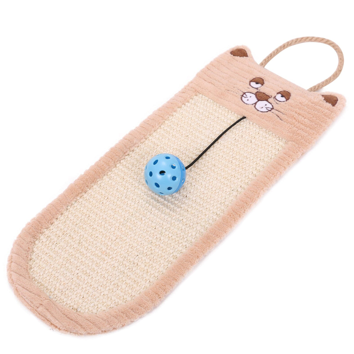 Pet Life Eco-Natural Sisal and Jute Hanging Carpet Cat Scratcher | HT Animal Supply