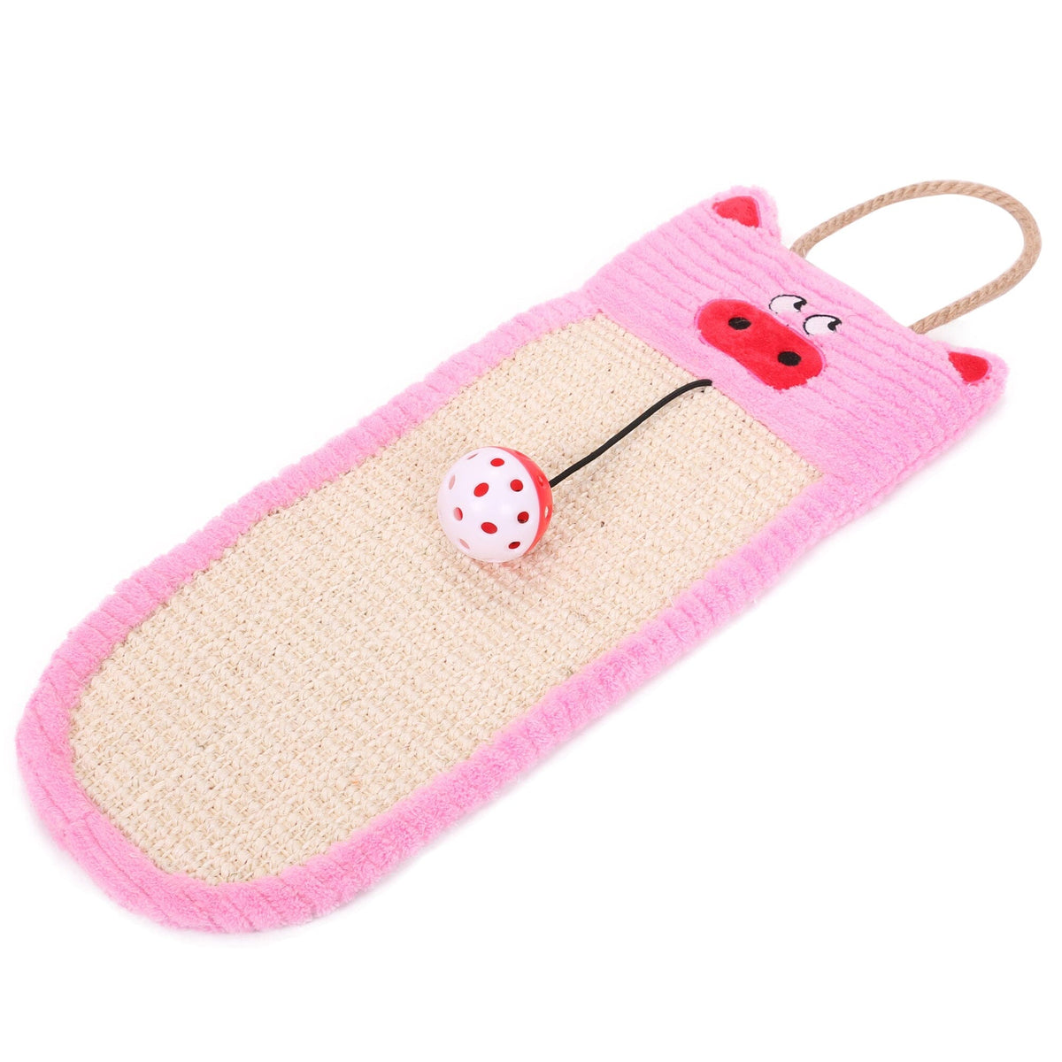 Pet Life Eco-Natural Sisal and Jute Hanging Carpet Cat Scratcher | HT Animal Supply