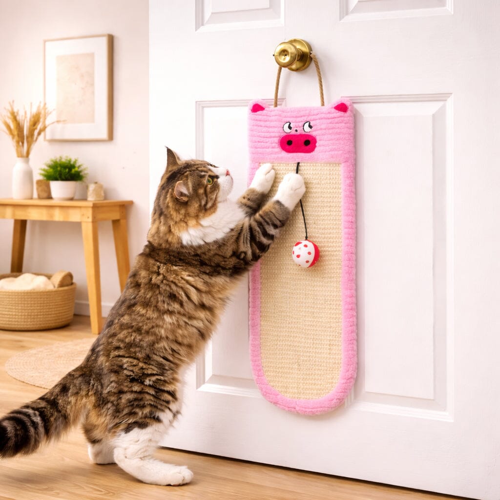 Pet Life Eco-Natural Sisal and Jute Hanging Carpet Cat Scratcher | HT Animal Supply