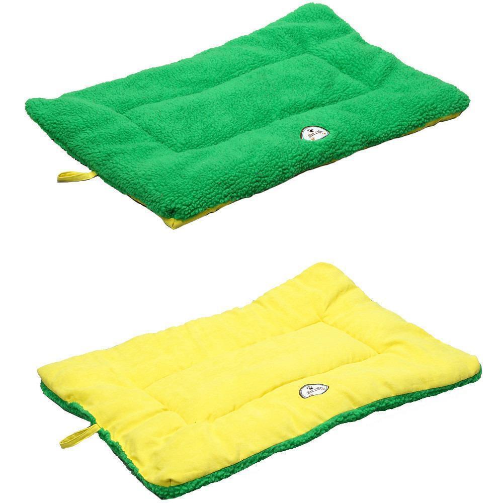 Pet Life Eco-Paw Reversible Eco-Friendly Recyclabled Polyfill Fashion Designer Pet Dog Bed Mat Lounge