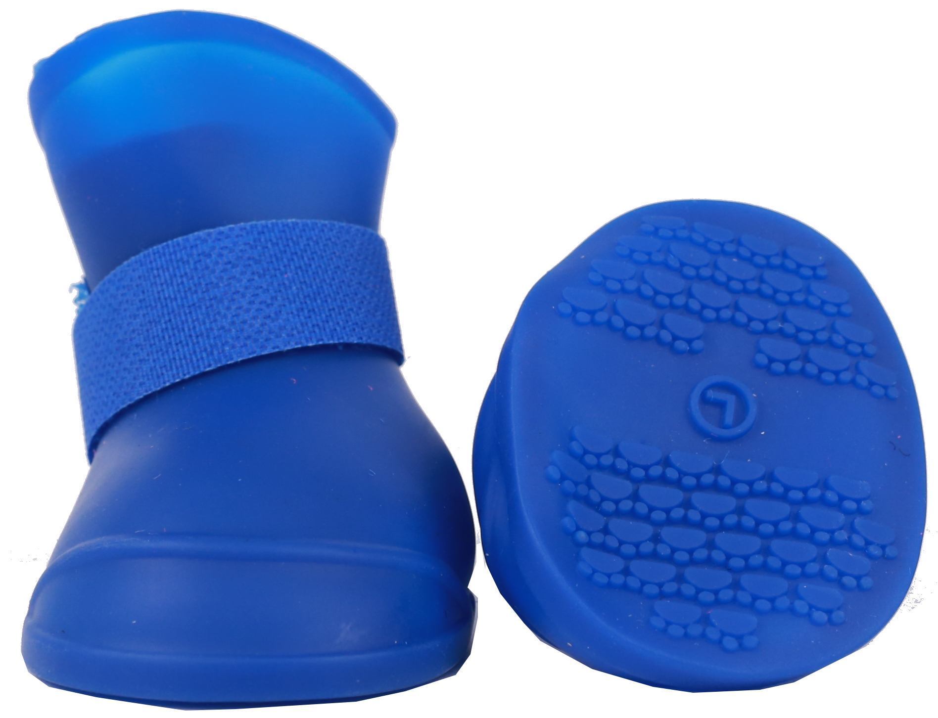 Pet Life Elastic Protective Multi-Usage All-Terrain Rubberized Dog Shoes - Set of 4