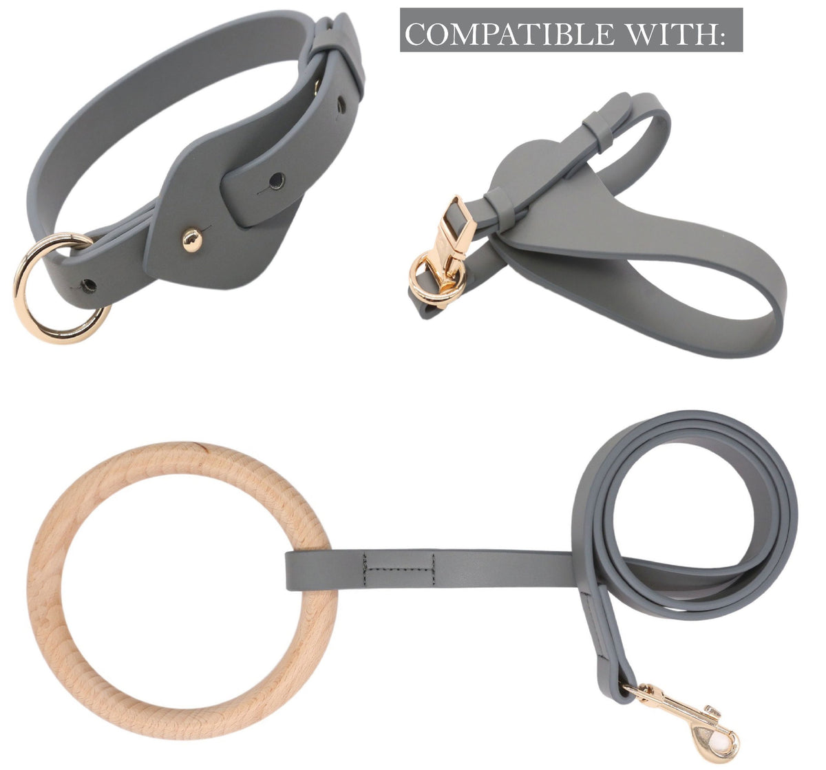 Pet Life Ever-Craft Boutique Series Adjustable Designer Leather Dog Collar