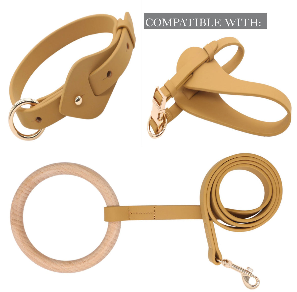 Pet Life Ever-Craft Boutique Series Adjustable Designer Leather Dog Collar