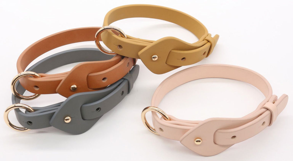 Pet Life Ever-Craft Boutique Series Adjustable Designer Leather Dog Collar