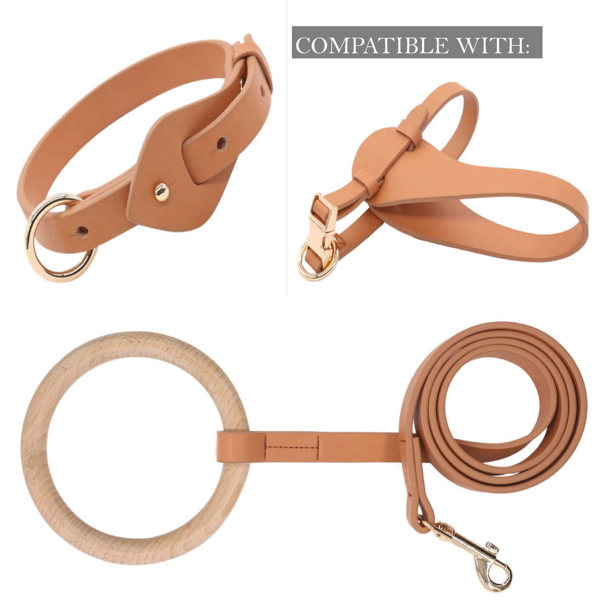 Pet Life Ever-Craft Boutique Series Adjustable Designer Leather Dog Collar