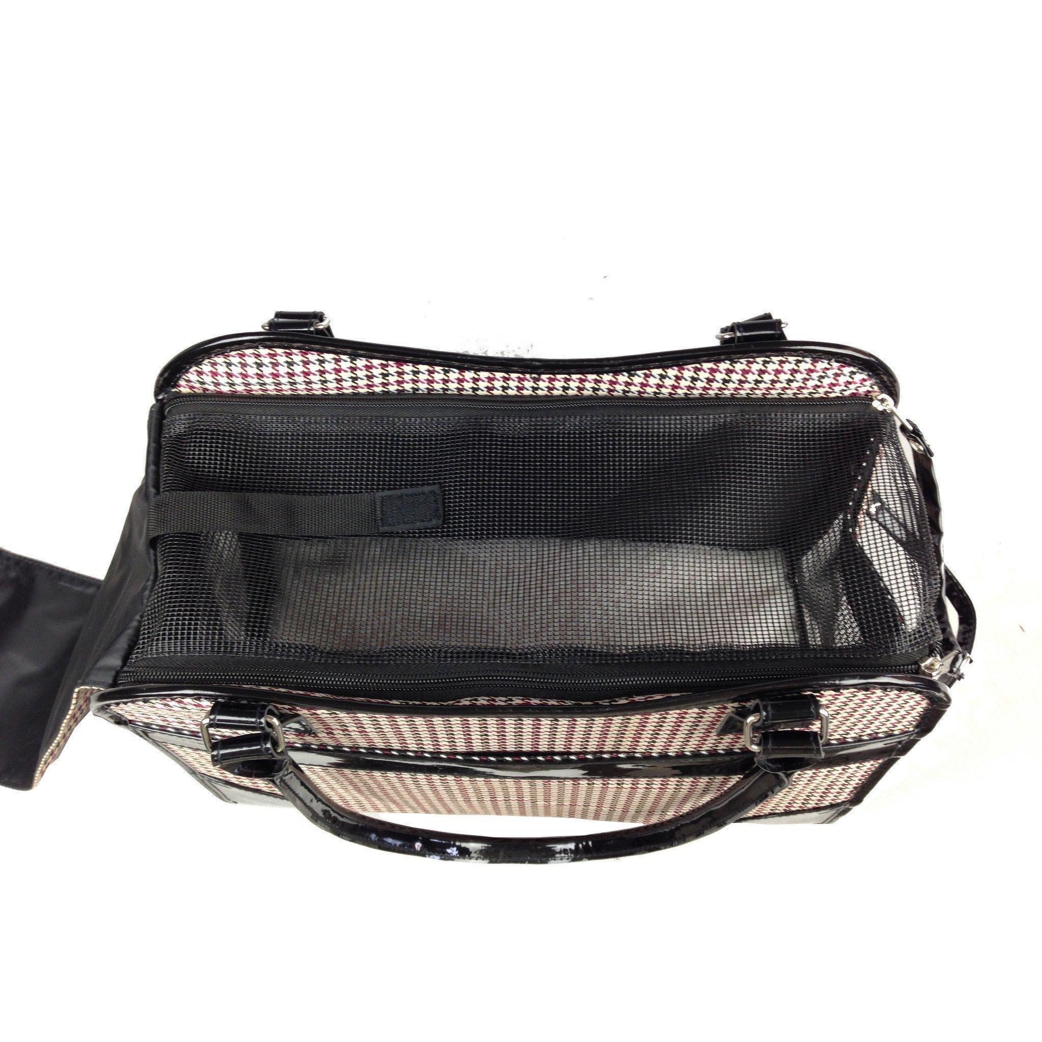 Pet Life Exquisite Airline Approved Designer Travel Pet Dog Handbag Carrier