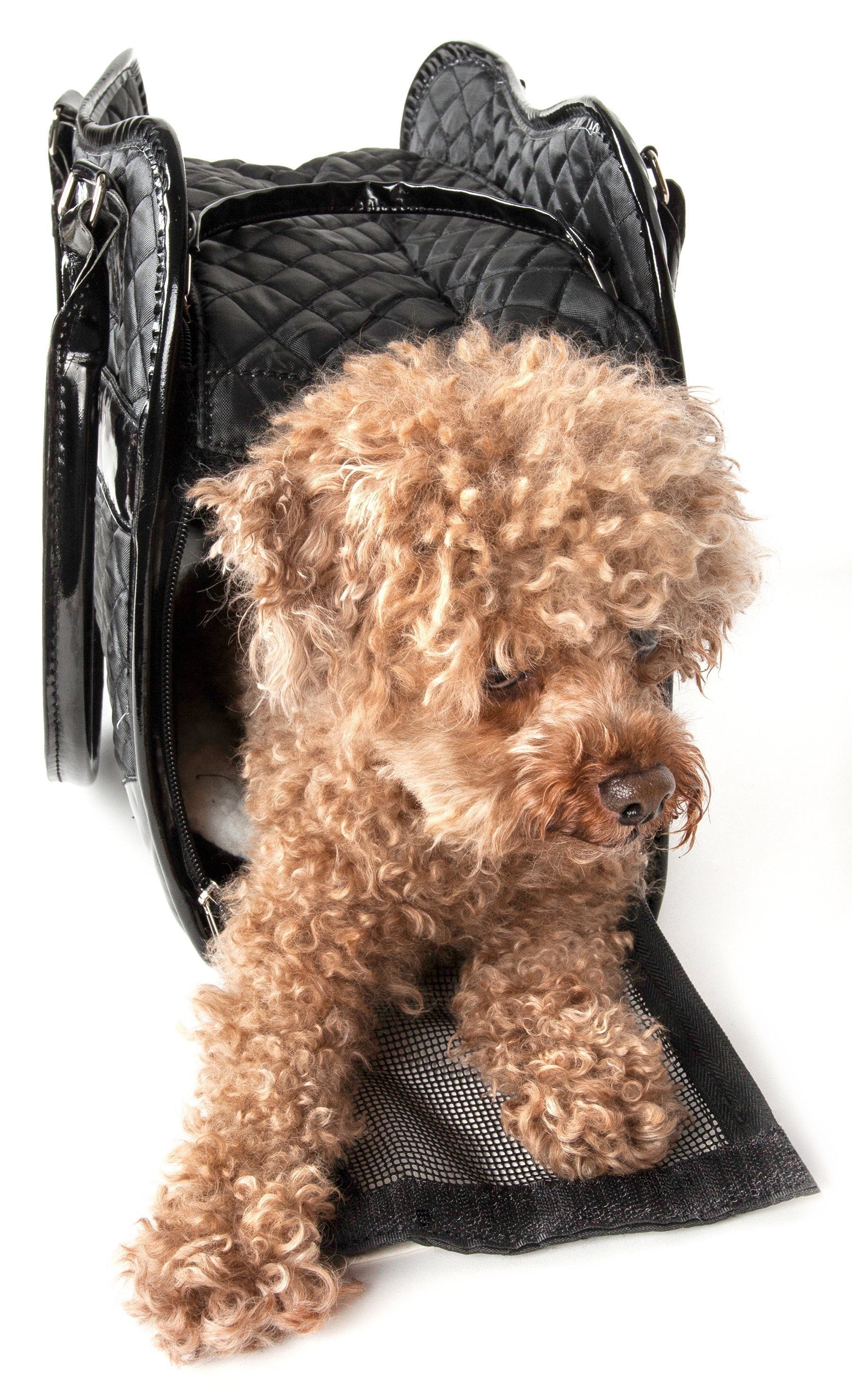 Pet Life Exquisite Airline Approved Designer Travel Pet Dog Handbag Carrier