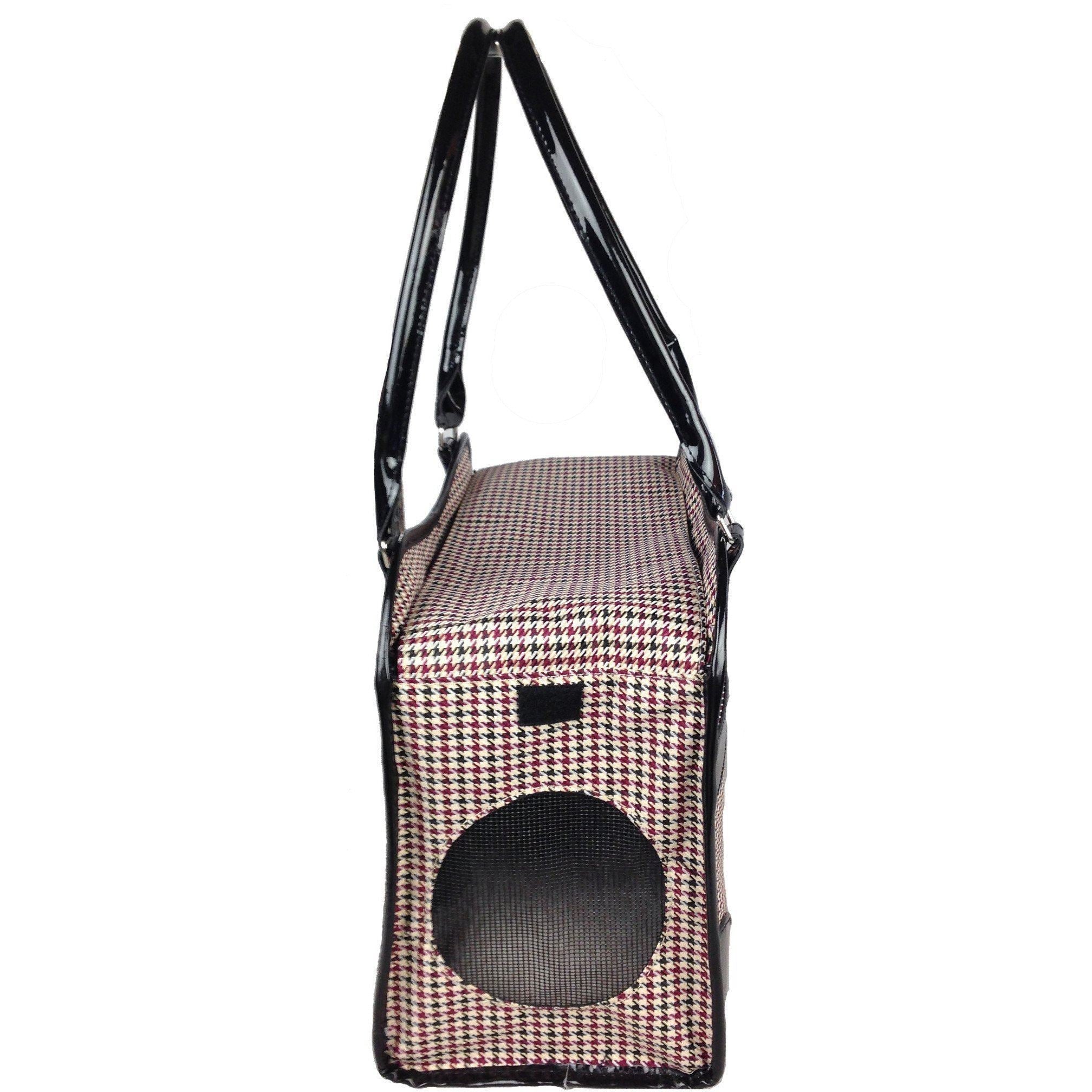 Pet Life Exquisite Airline Approved Designer Travel Pet Dog Handbag Carrier