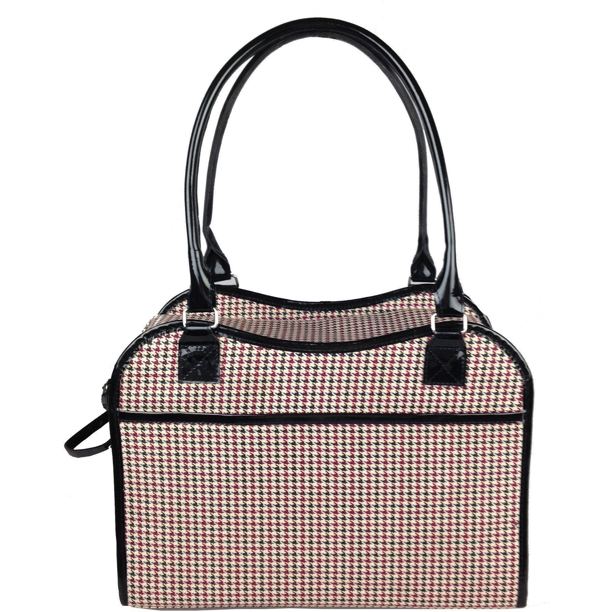 Pet Life Exquisite Airline Approved Designer Travel Pet Dog Handbag Carrier