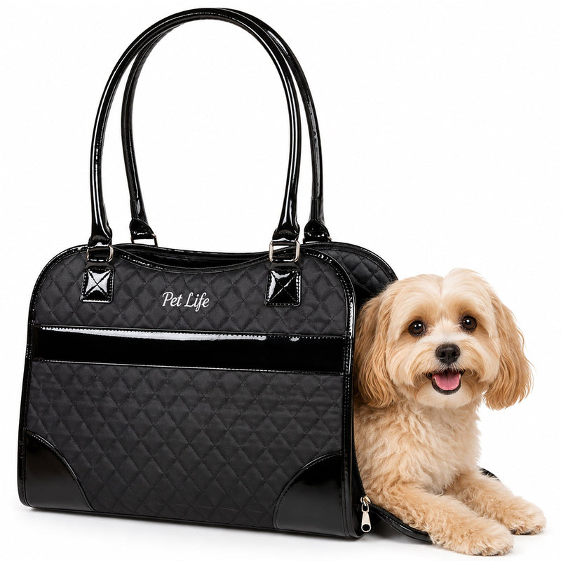 Pet Life Exquisite Airline Approved Designer Travel Pet Dog Handbag Carrier | HT Animal Supply