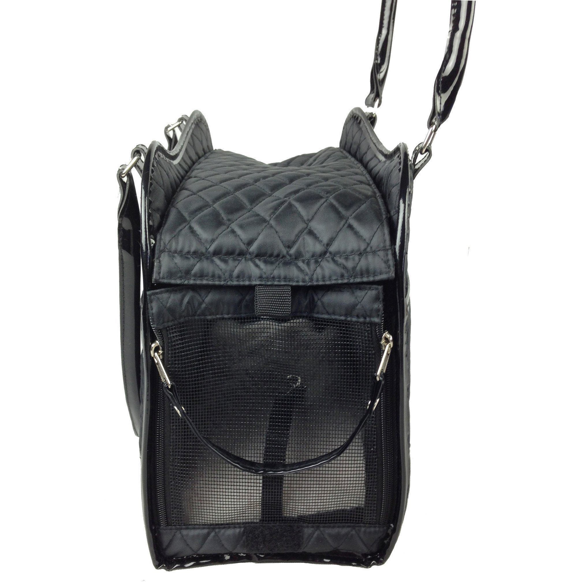 Pet Life Exquisite Airline Approved Designer Travel Pet Dog Handbag Carrier