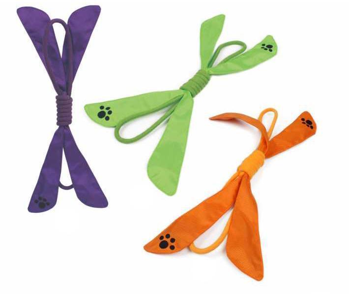 Pet Life Extreme Bow Sporty Rope and Squeak Dog Toy