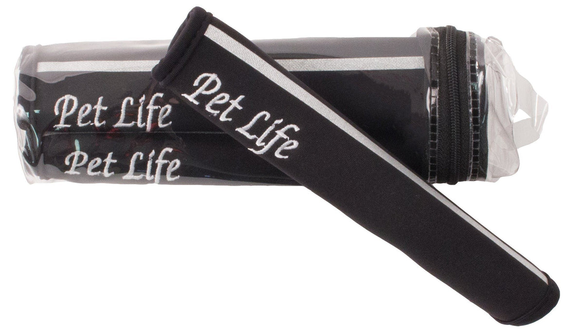 Pet Life ® Extreme-Neoprene Joint Protective Safety Recovery and Reflective Pet Dog Sleeves - Set of 4