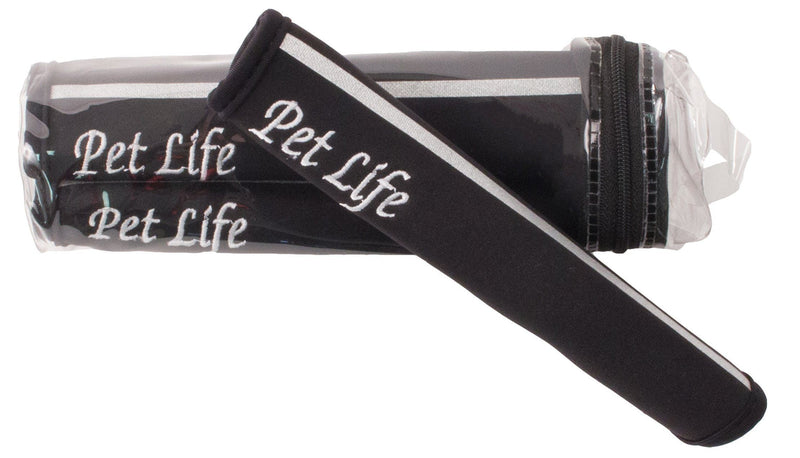 Pet Life Extreme-Neoprene Joint Protective Safety Recovery and Reflective Pet Dog Sleeves - Set of 4
