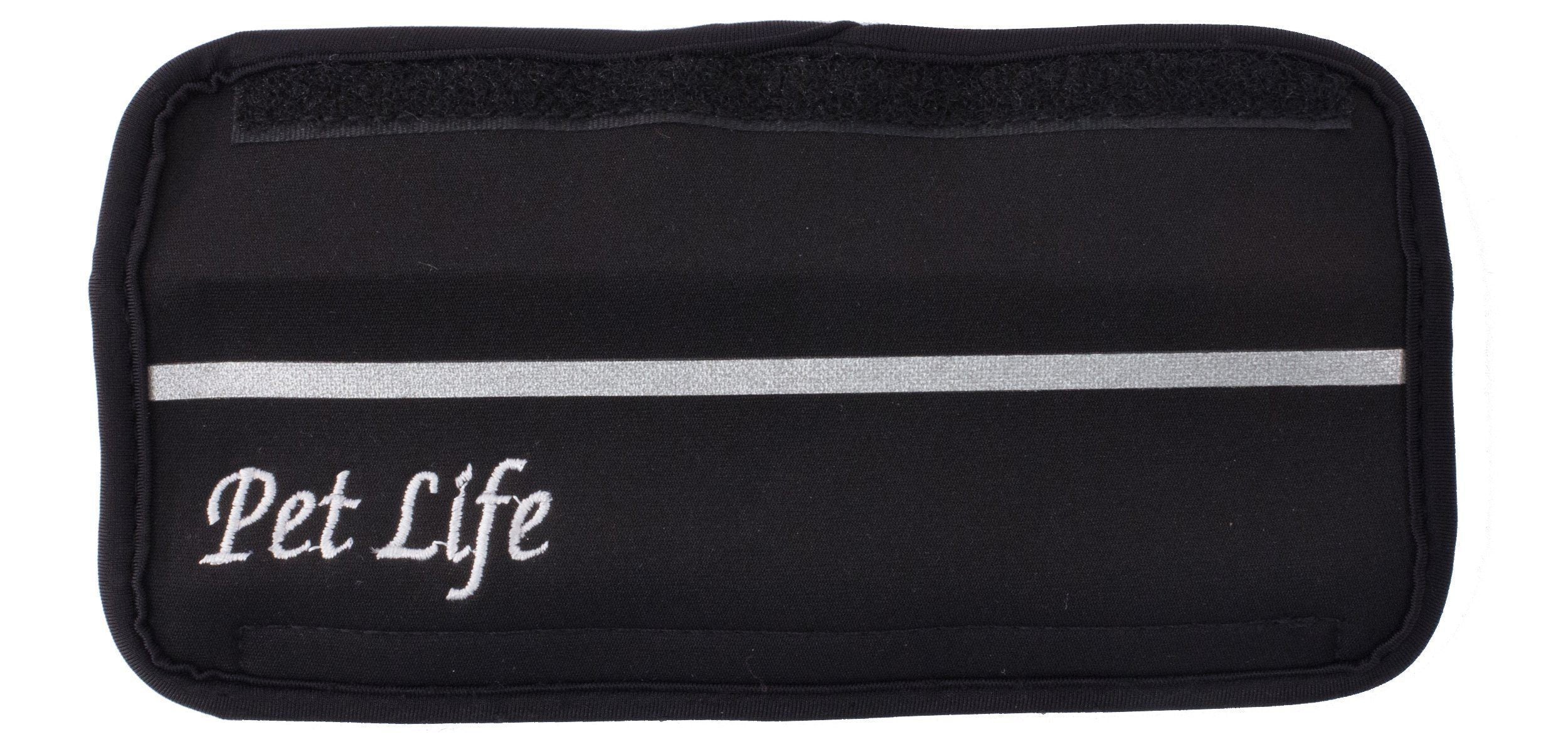 Pet Life Extreme-Neoprene Joint Protective Safety Recovery and Reflective Pet Dog Sleeves - Set of 4