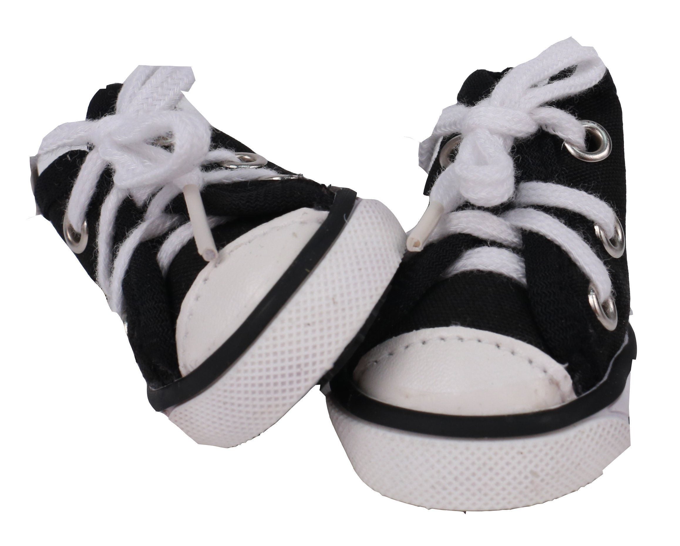 Pet Life Extreme-Skater Canvas Casual Grip Pet Dog Shoes Sneakers - Set Of 4