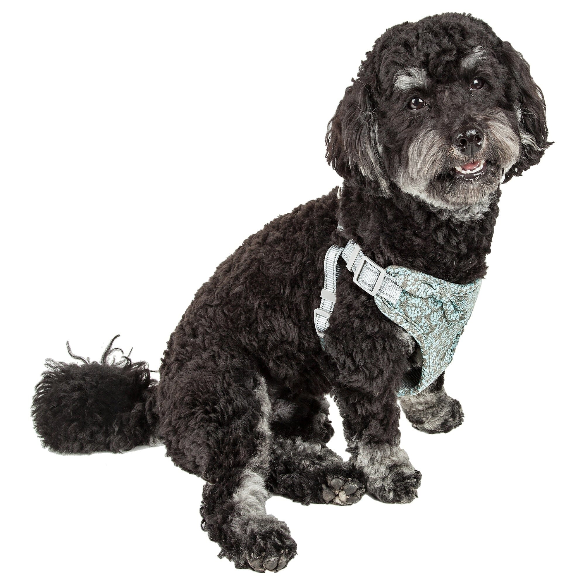 Pet Life Fidomite Mesh Reversed and Adjustable Fashion Dog Harness W/ Designer Bowtie | HT Animal Supply