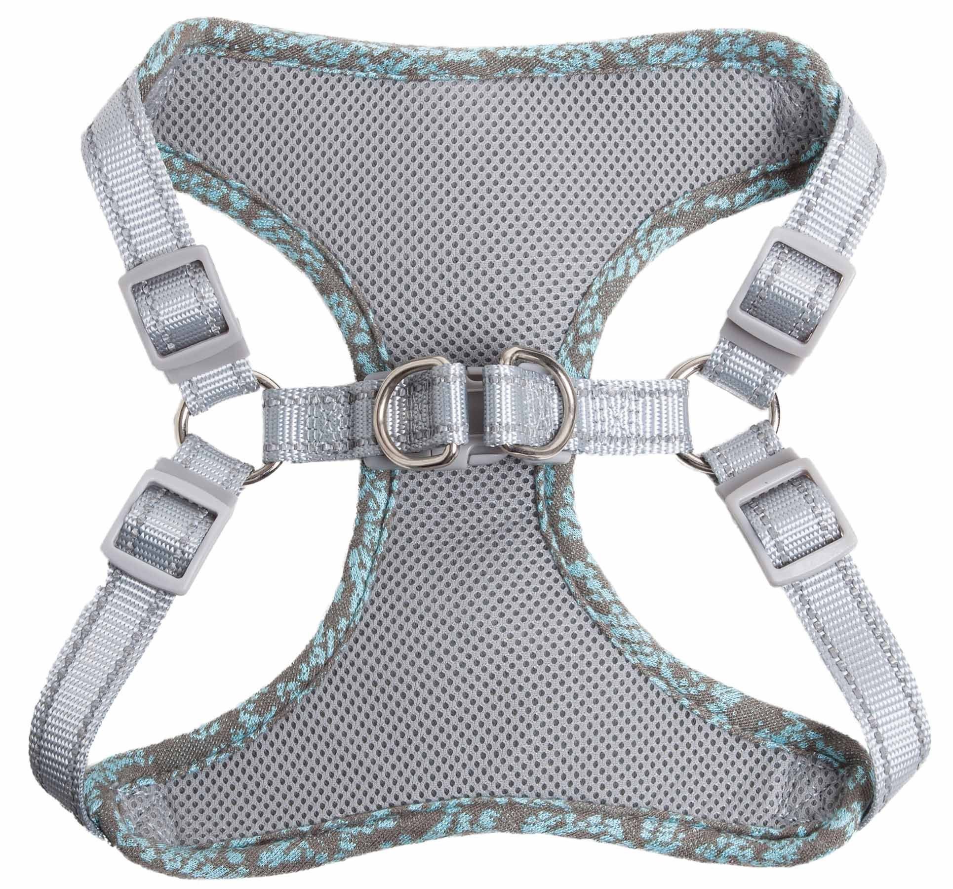 Pet Life Fidomite Mesh Reversed and Adjustable Fashion Dog Harness W/ Designer Neck Tie