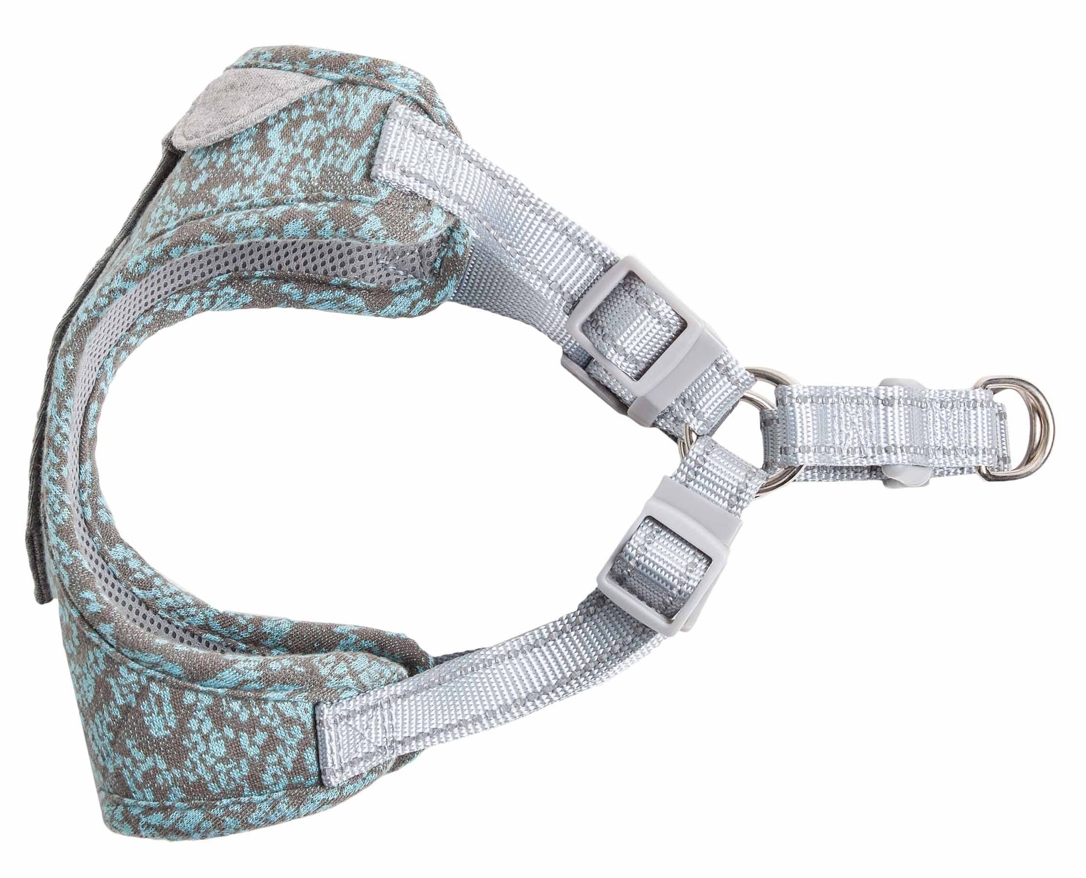 Pet Life Fidomite Mesh Reversed and Adjustable Fashion Dog Harness W/ Designer Neck Tie