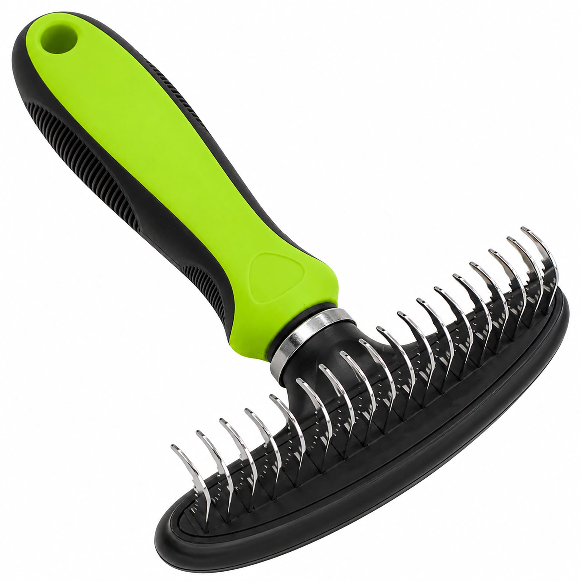Pet Life Flex Series Undercoat Dematter Grooming Pet Rake | HT Animal Supply