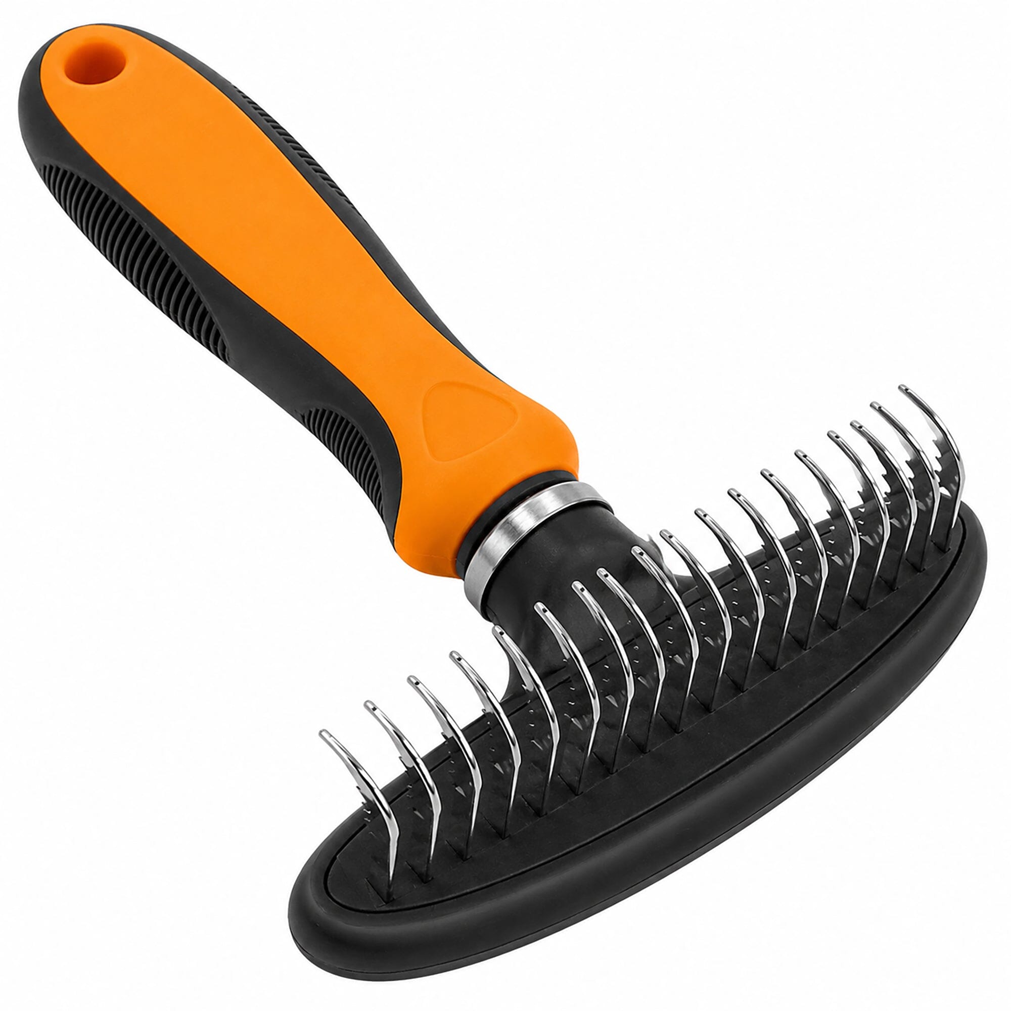 Pet Life Flex Series Undercoat Dematter Grooming Pet Rake | HT Animal Supply
