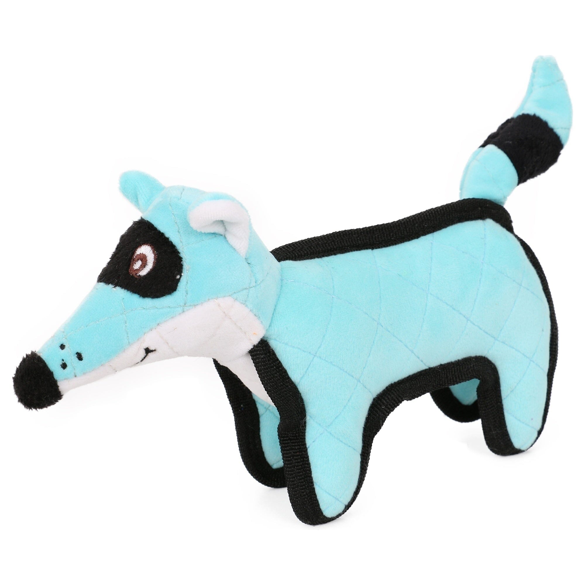 Pet Life Foxy-Tail Animated Nylon Quilted Squeaker Plush Dog Toy | HT Animal Supply