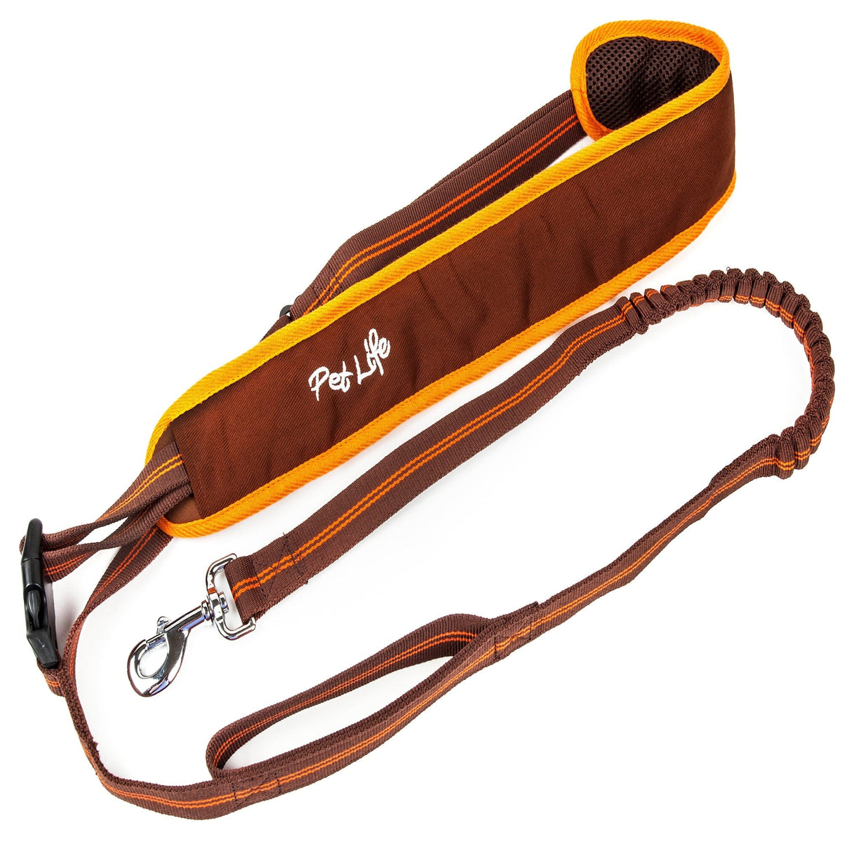 Pet Life Free-Fetcher Hands Free Over-The-Shoulder Shock Absorbent Dog Leash | HT Animal Supply