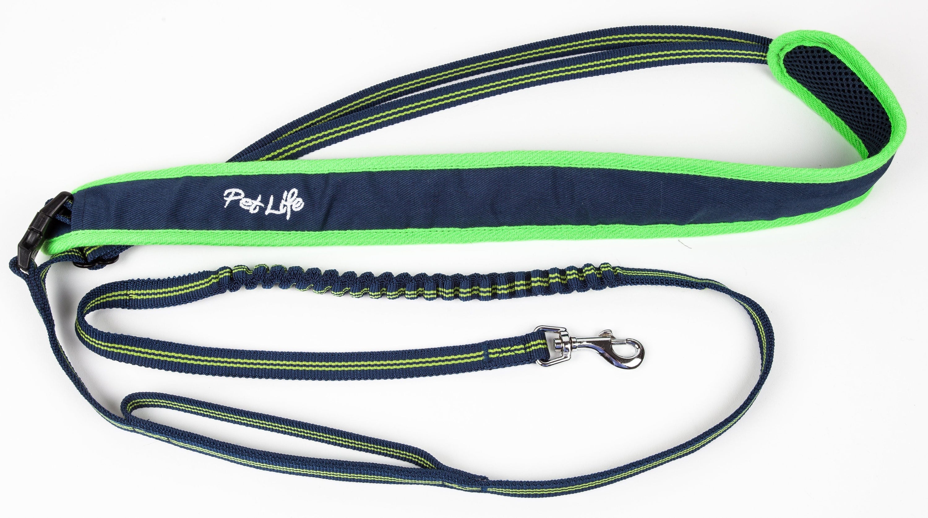 Pet Life Free-Fetcher Hands Free Over-The-Shoulder Shock Absorbent Dog Leash