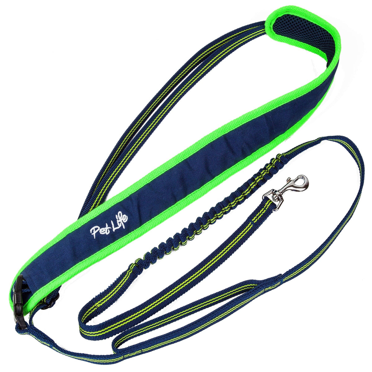 Pet Life Free-Fetcher Hands Free Over-The-Shoulder Shock Absorbent Dog Leash | HT Animal Supply