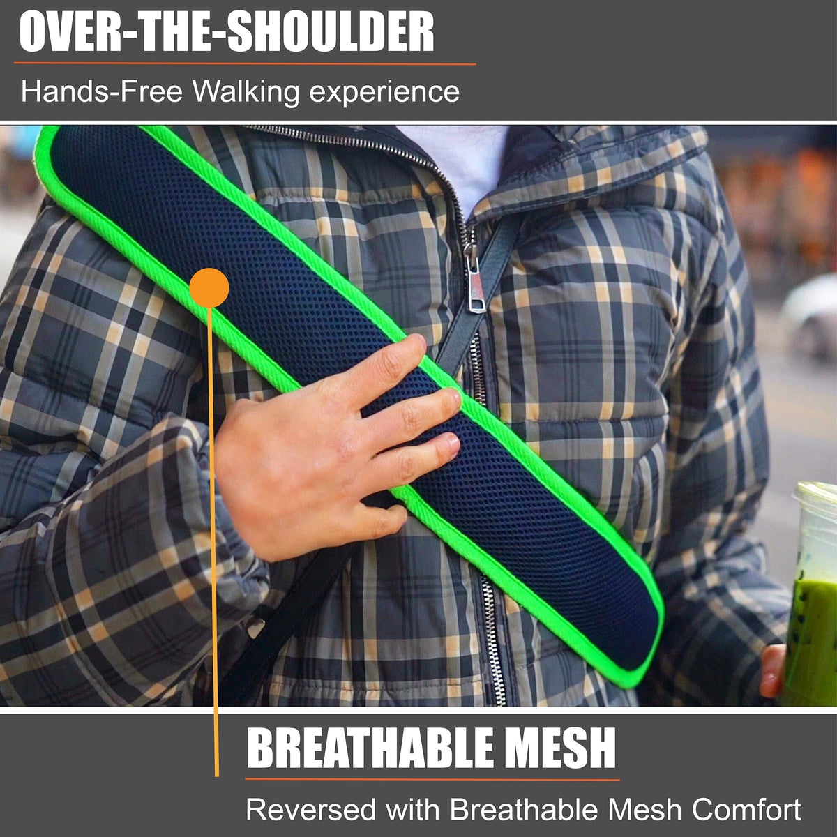 Pet Life Free-Fetcher Hands Free Over-The-Shoulder Shock Absorbent Dog Leash | HT Animal Supply