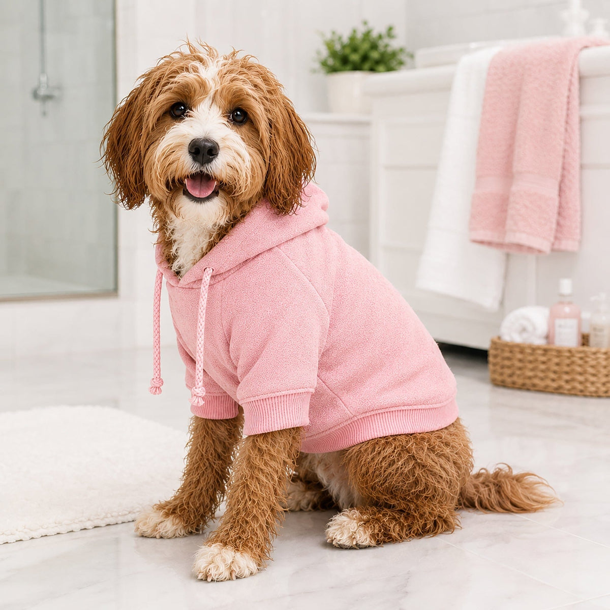 Pet Life French Terry Ultra-Soft Quick-Drying Hooded Dog Sweater | HT Animal Supply