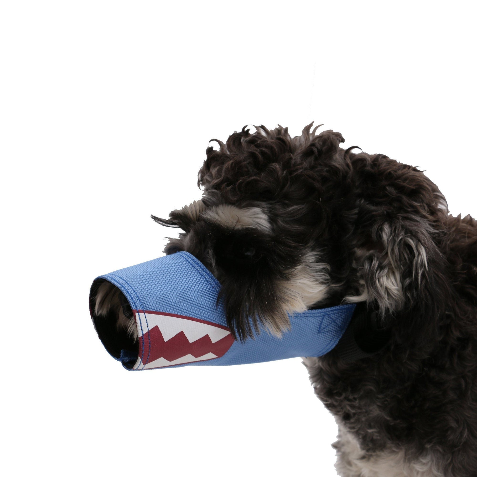Pet Life Funimation Animated Nylon Mesh Protective Travel Anti-Bark Dog Muzzle