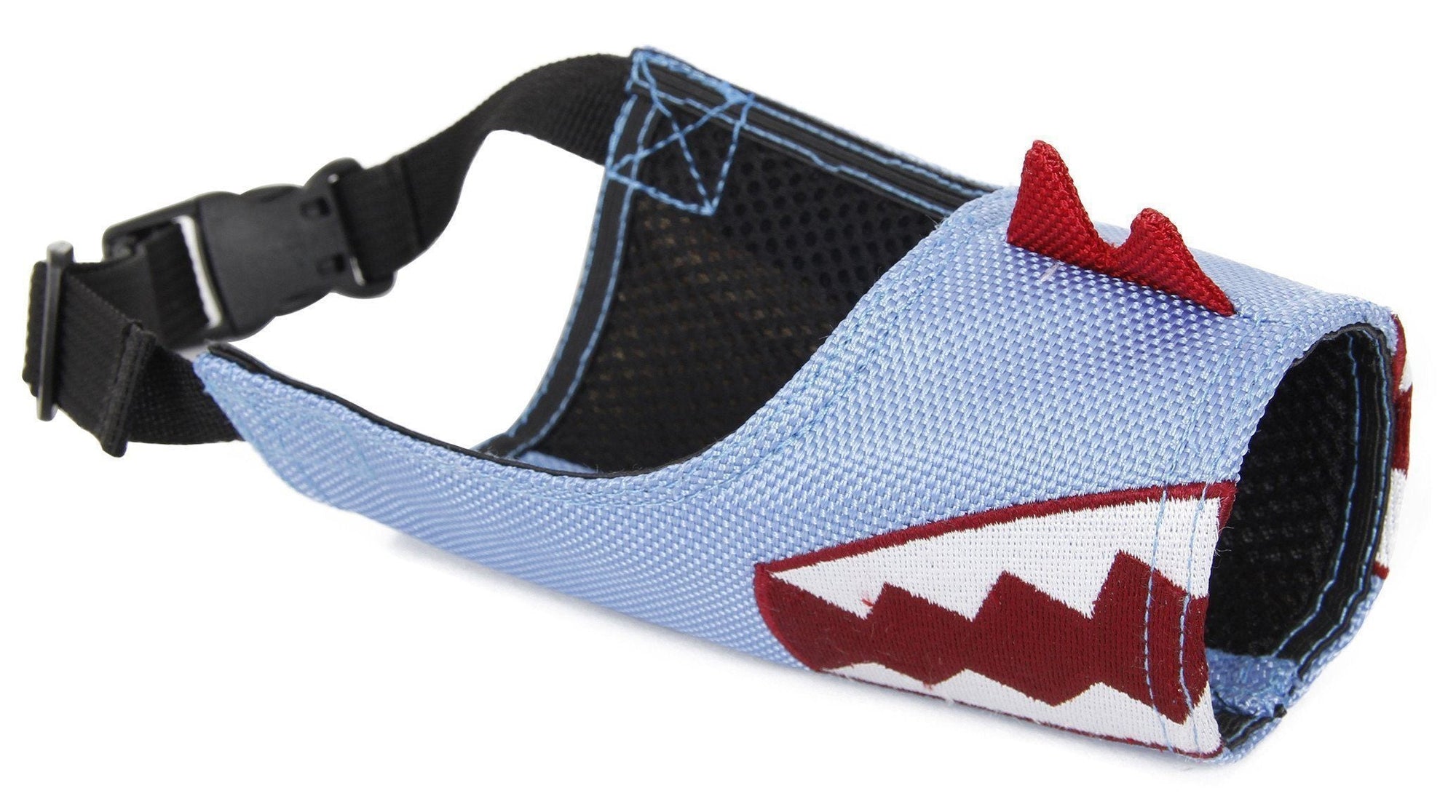 Pet Life Funimation Animated Nylon Mesh Protective Travel Anti-Bark Dog Muzzle