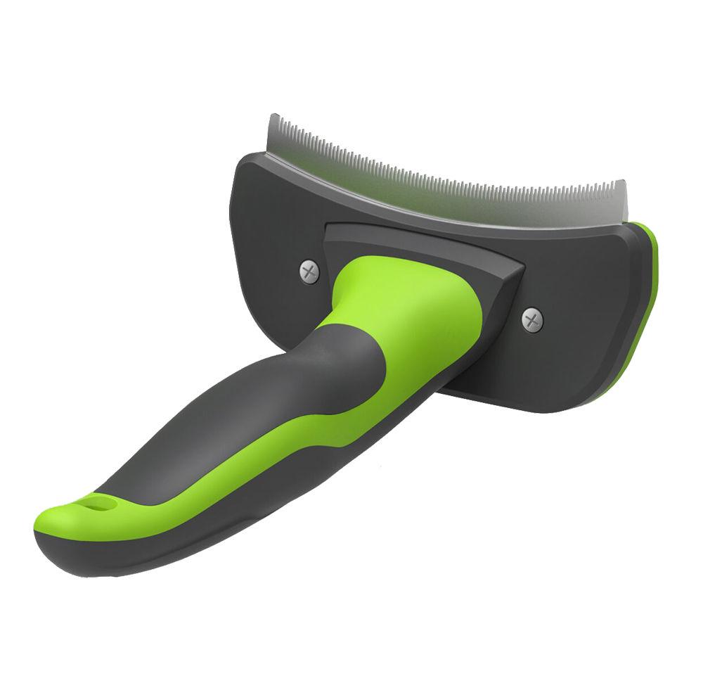 Pet Life Fur-Guard Easy Self-Cleaning Grooming Deshedder Pet Comb
