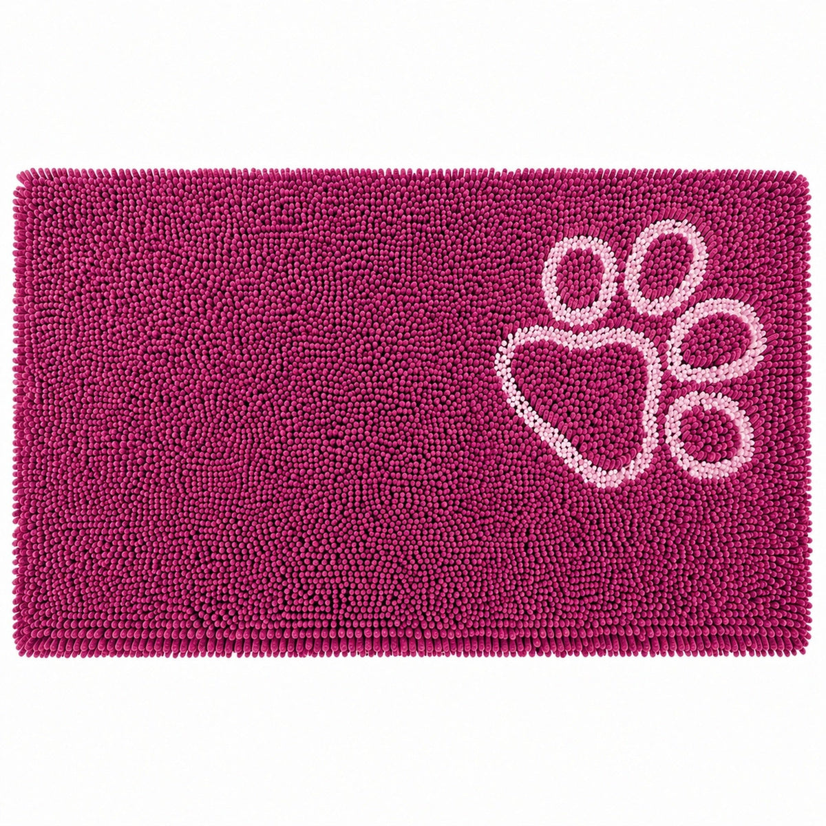 Pet Life Fuzzy Quick-Drying Anti-Skid and Machine Washable Dog Mat