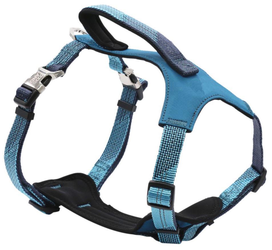 Pet Life Geo-prene 2-in-1 Shock Absorbing Neoprene Padded Reflective Dog Leash and Harness