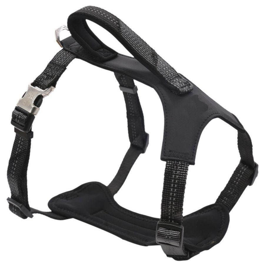 Pet Life Geo-prene 2-in-1 Shock Absorbing Neoprene Padded Reflective Dog Leash and Harness