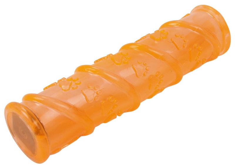 Pet Life Glow-Stick TPR and LED Lighting Squeak and Chew Dog Toy