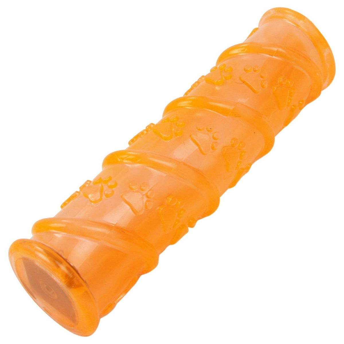Pet Life Glow-Stick TPR and LED Lighting Squeak and Chew Dog Toy