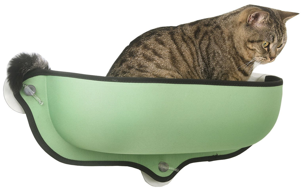 Pet Life Gravity-Lounge Suction Cup Kitty Cat Lounger and Bed