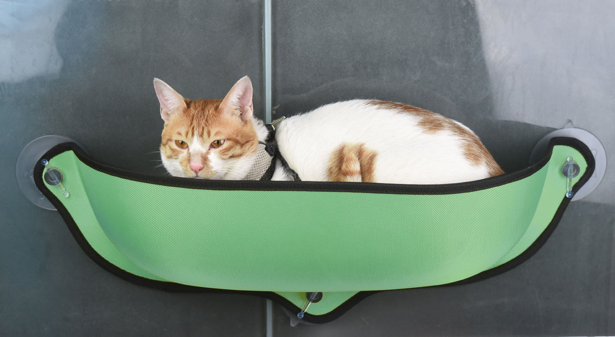 Pet Life Gravity-Lounge Suction Cup Kitty Cat Lounger and Bed