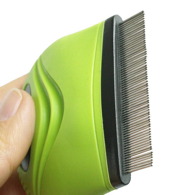 Pet Life Grazer Handheld Travel Grooming Cat and Dog Flea and Tick Comb